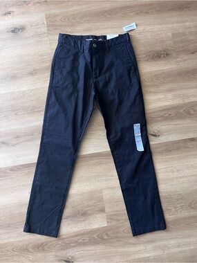 Old Navy Men's Black Slim Straight Fit Chinos 28 X 30 NWT